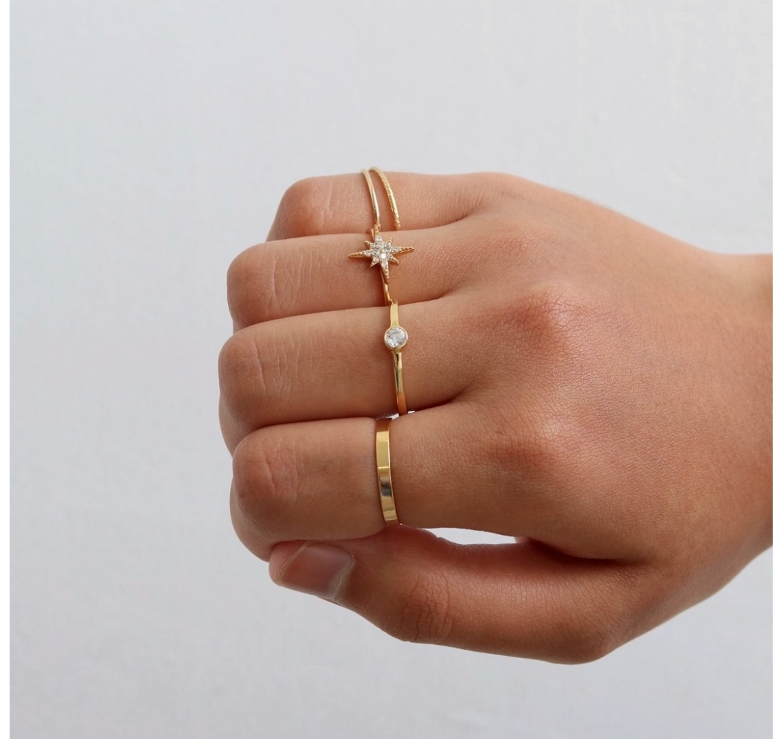 Pave Starburst Ring-J&CO-Juri Elle