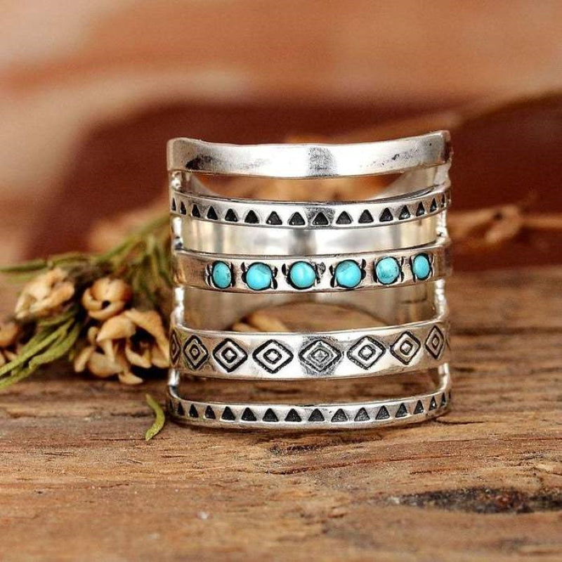 Bohemian Turquoise Ring