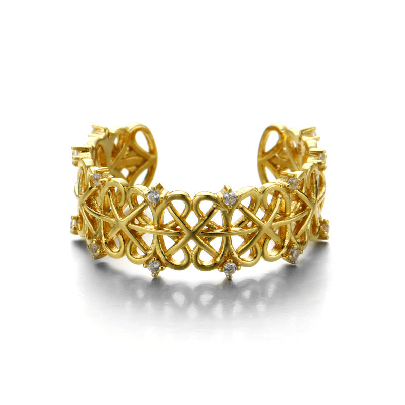 Lace Style Sterling Silver Ring-DL-Juri Elle