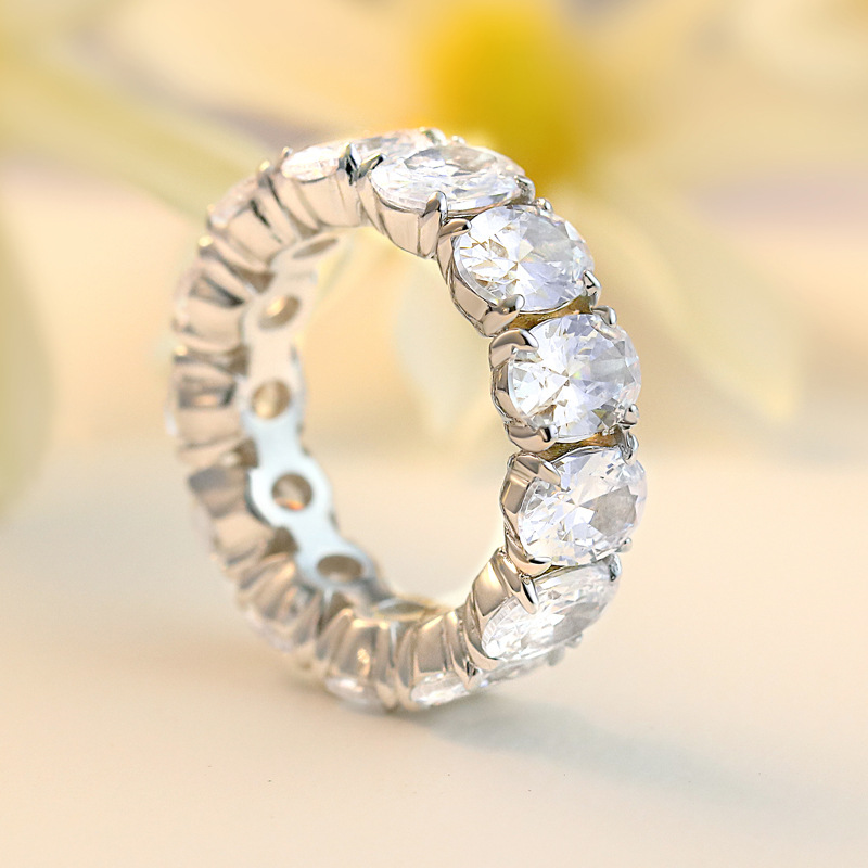 Promise Oval Cut Sterling Silver Ring For Women-TL-Juri Elle