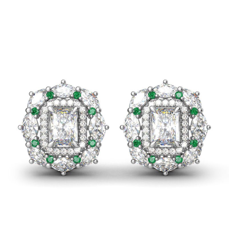 Cinderella Stud Earrings-JE-Juri Elle