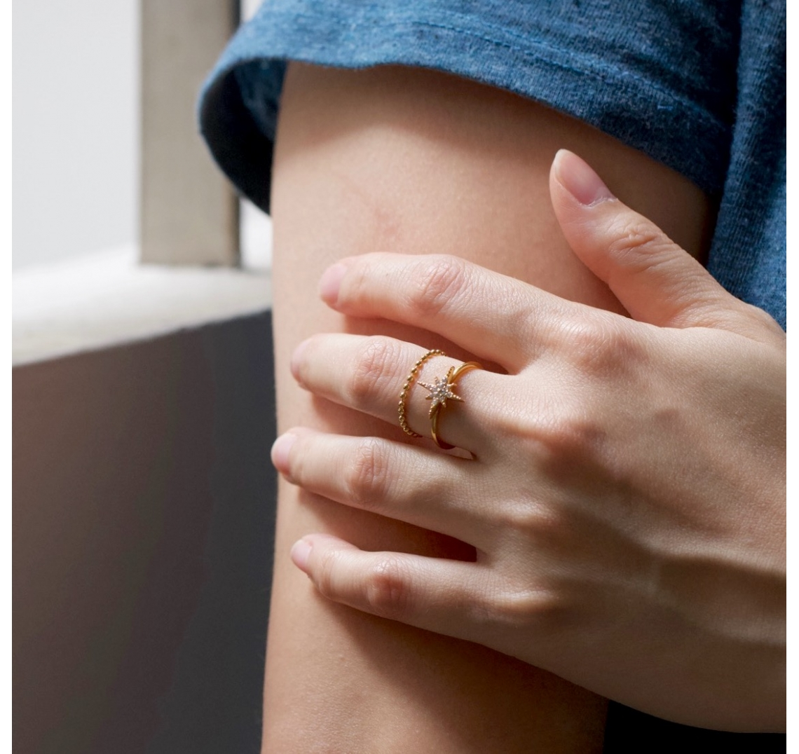 Pave Starburst Ring-J&CO-Juri Elle