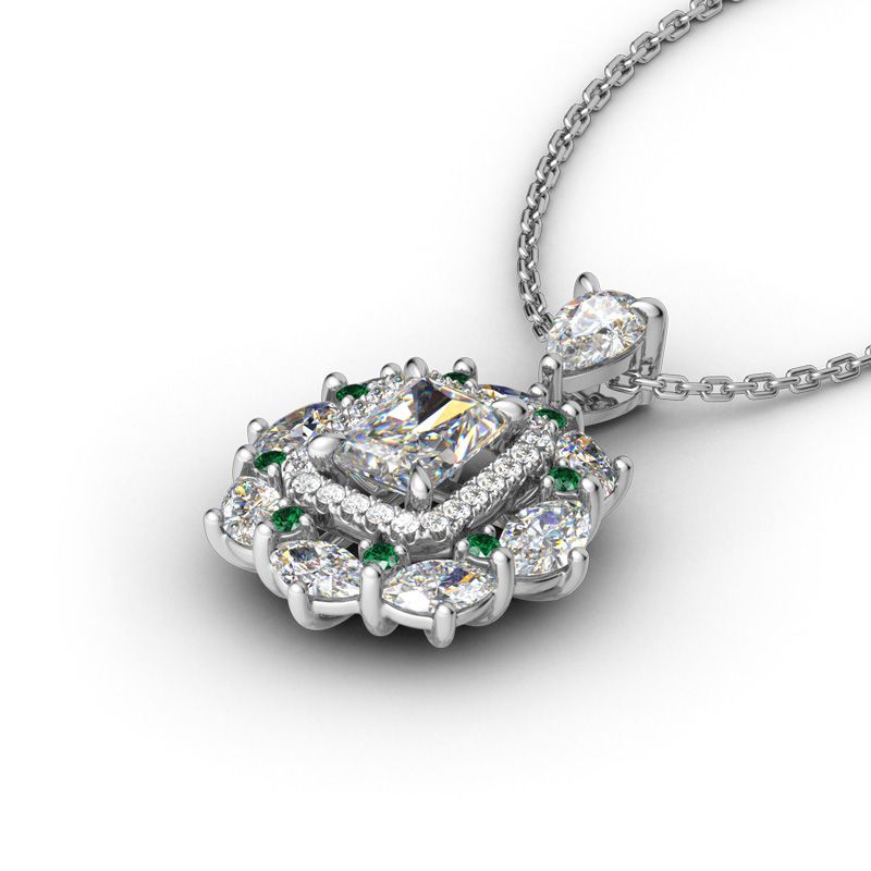 Cinderella Pendant Necklace-JE-Juri Elle
