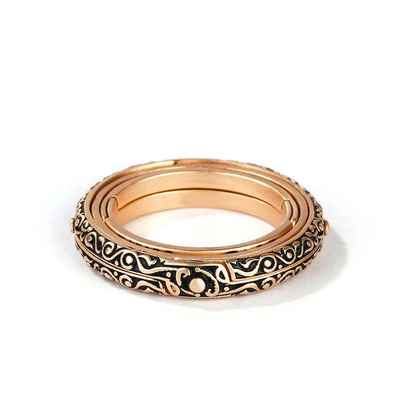 Astronomical Sphere Sterling Silver Ring (With A Free Chain)-JE-Juri Elle