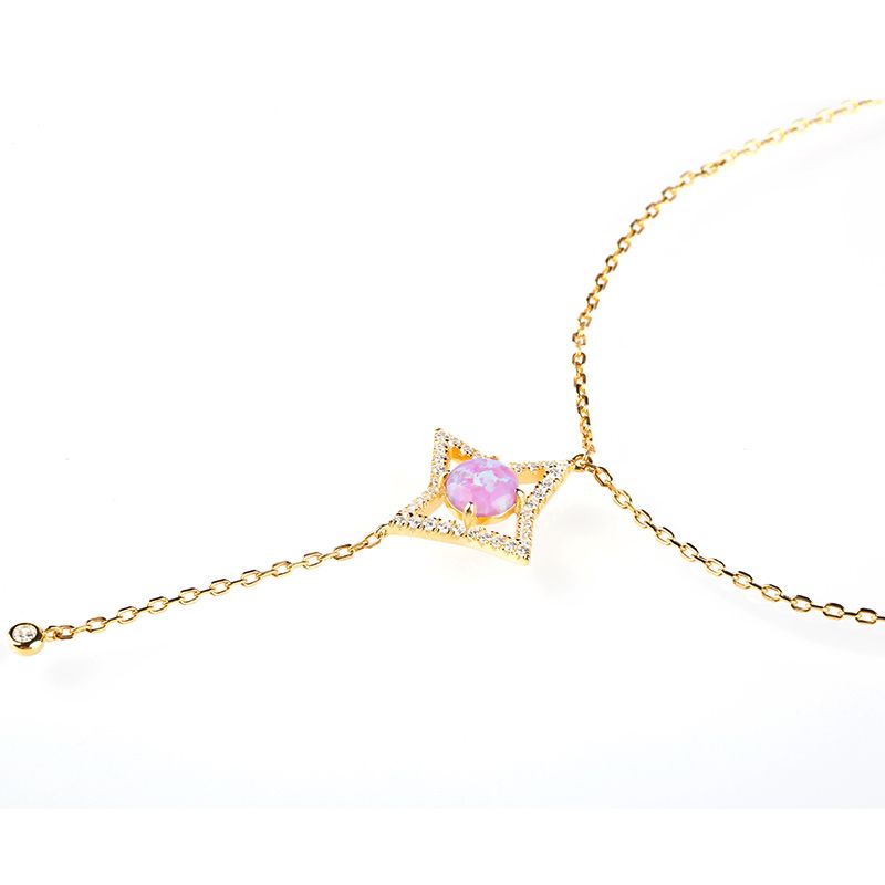 North Star Opal Necklace-JE-Juri Elle