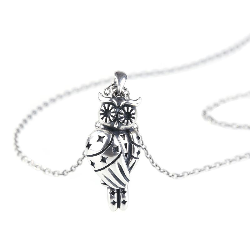 Owlet With Stars Necklace-JE-Juri Elle