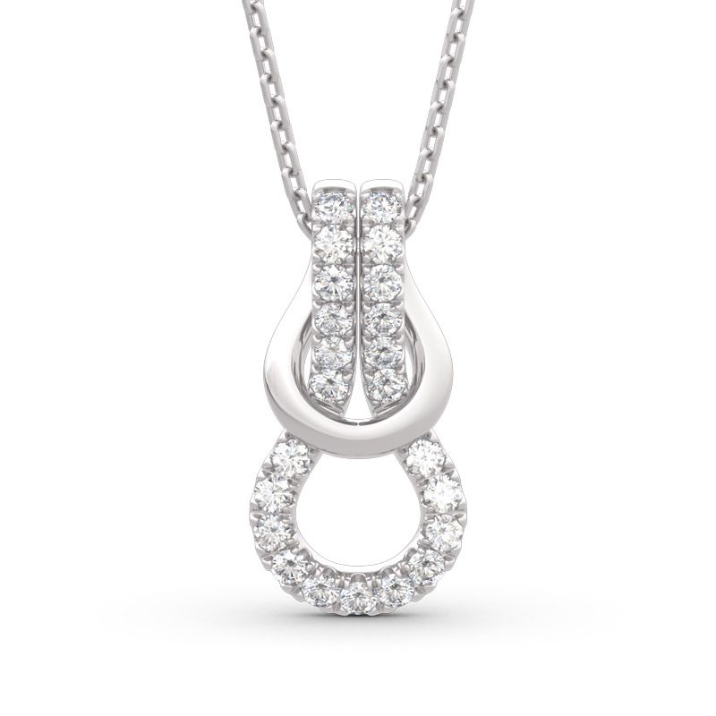 Infinity Love Sterling Silver Necklace-JE-Juri Elle