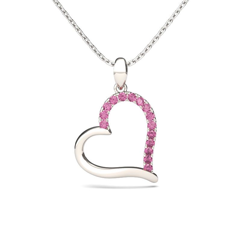 Loving Heart Sterling Silver Necklace-JE-Juri Elle
