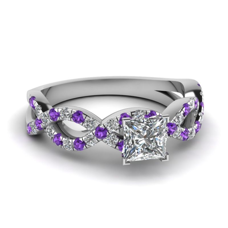 Princess Cut Sterling Silver Ring-JE-Juri Elle
