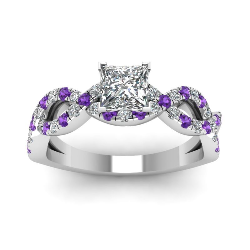 Princess Cut Sterling Silver Ring-JE-Juri Elle