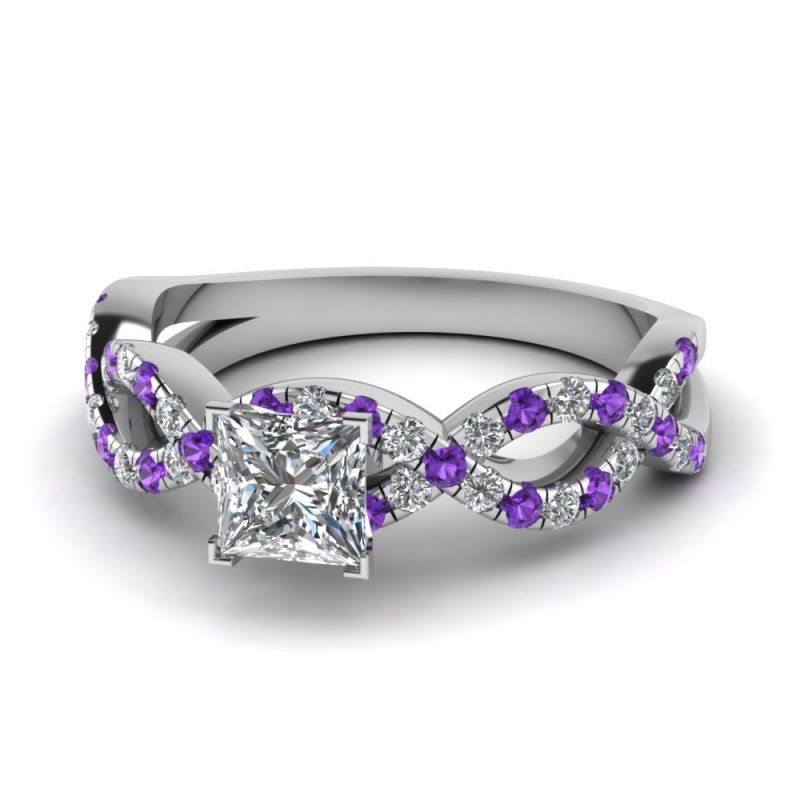 Princess Cut Sterling Silver Ring-JE-Juri Elle