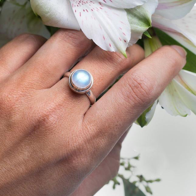 Moonstone Ring - Mellow Apollo-MM-Juri Elle