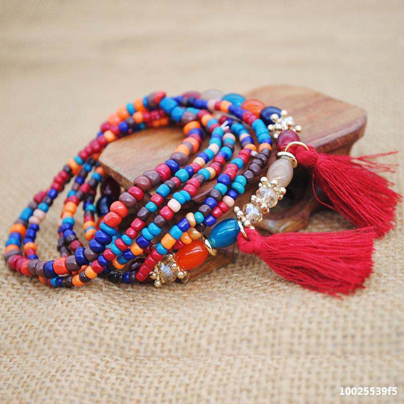 Bohemian Woven Colorful Bracelet