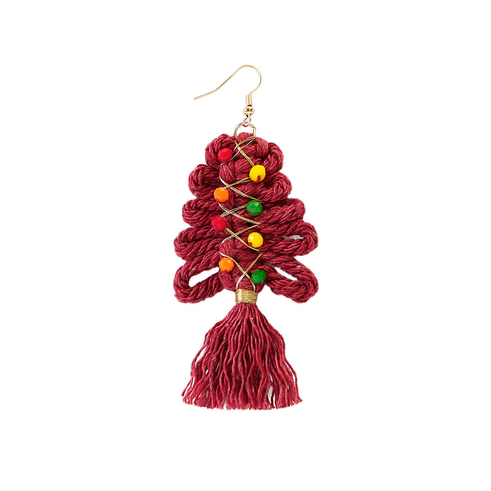 Father Christmas Bohemian earrings