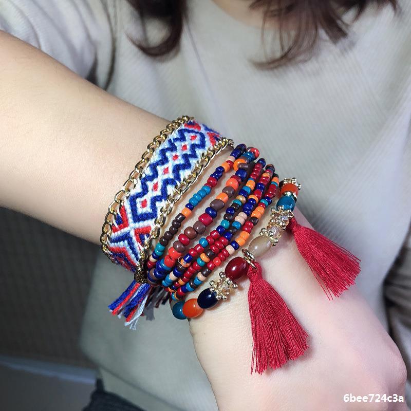 Bohemian Woven Colorful Bracelet