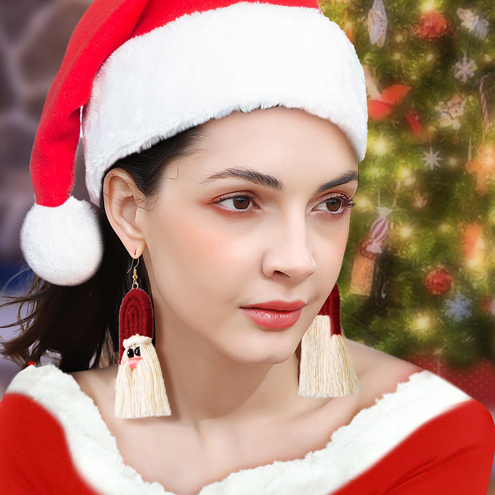Father Christmas Bohemian earrings
