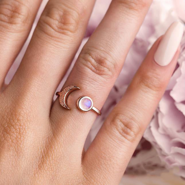 Moonstone Ring - Luna Delight-MM-Juri Elle