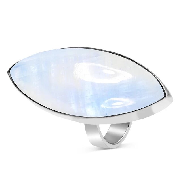 Moonstone Ring - Almond Bliss-MM-Juri Elle