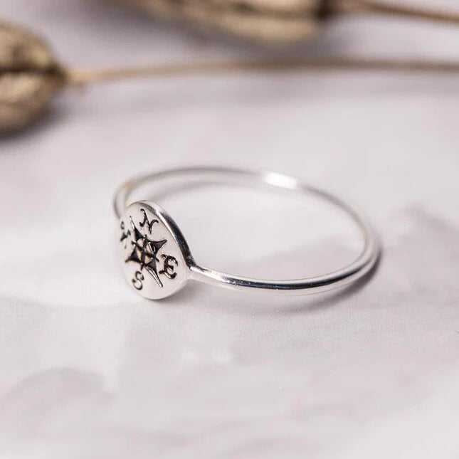 Silver Ring - Compass-MM-Juri Elle