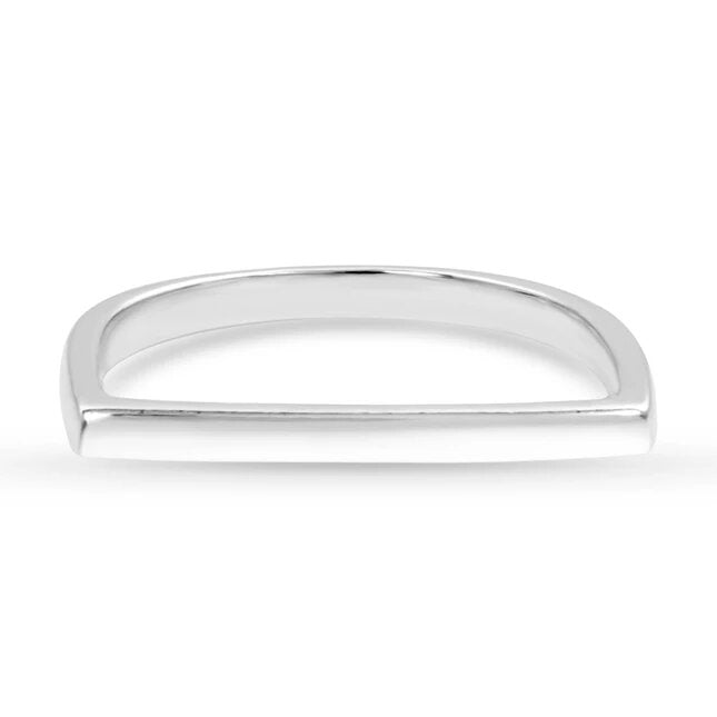 Silver Ring - Simplistic Line-MM-Juri Elle