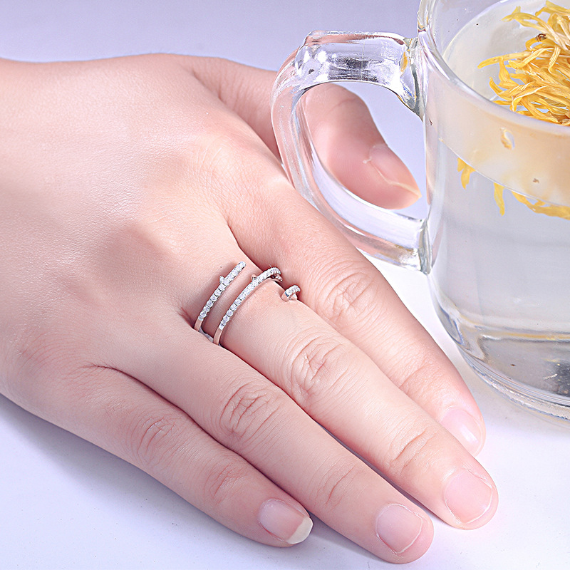 Simple Classic Sterling Silver Ring-TL-Juri Elle