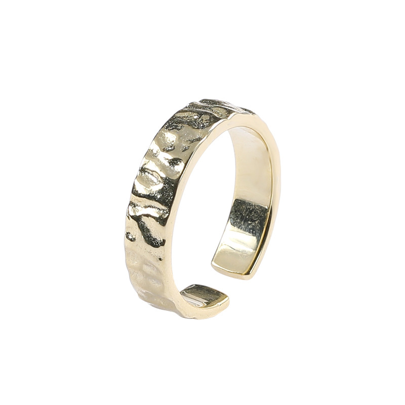 Undulating Adjustable Sterling Silver Ring