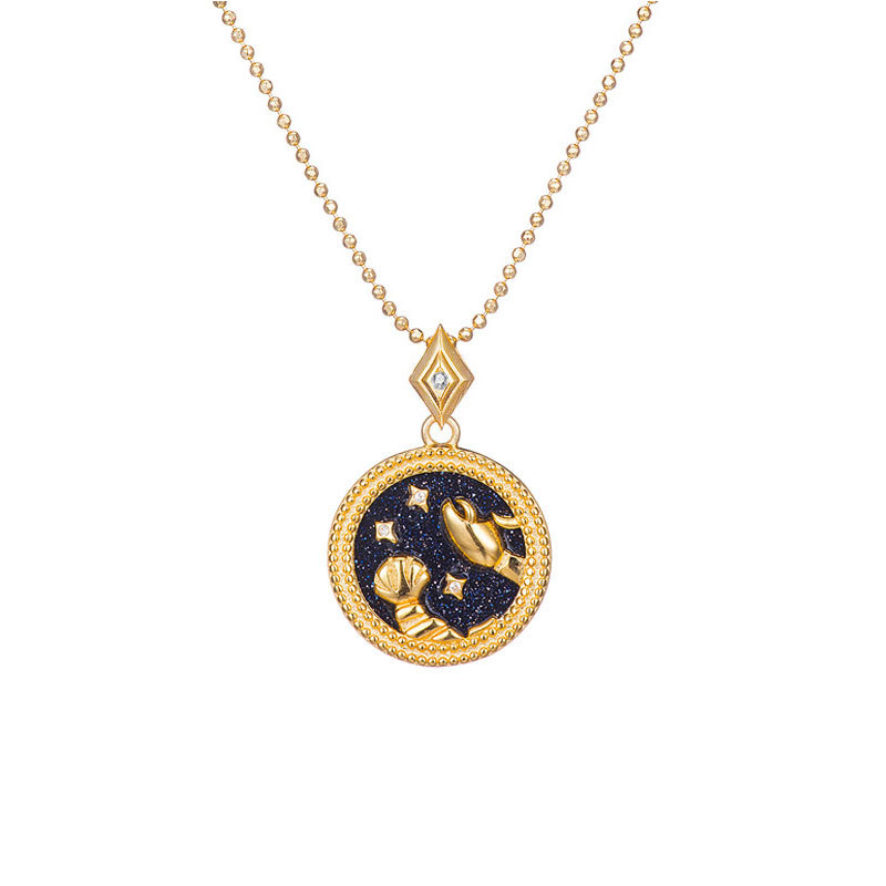 Zodiac constellation sterling silver necklace - JEMORI