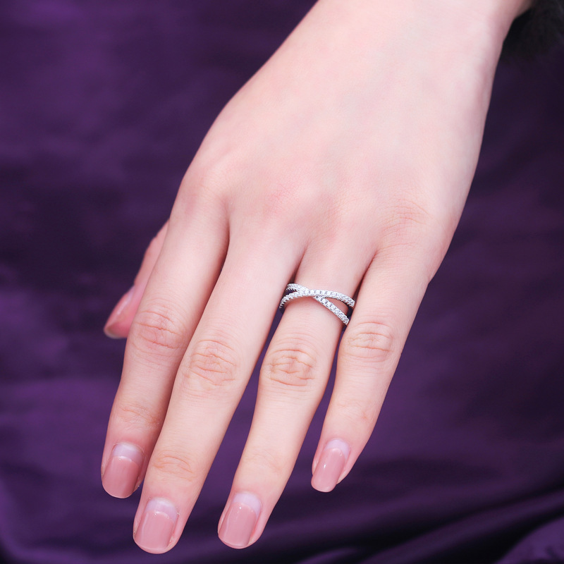 Infinity Round Cut Sterling Ring For Women-TL-Juri Elle