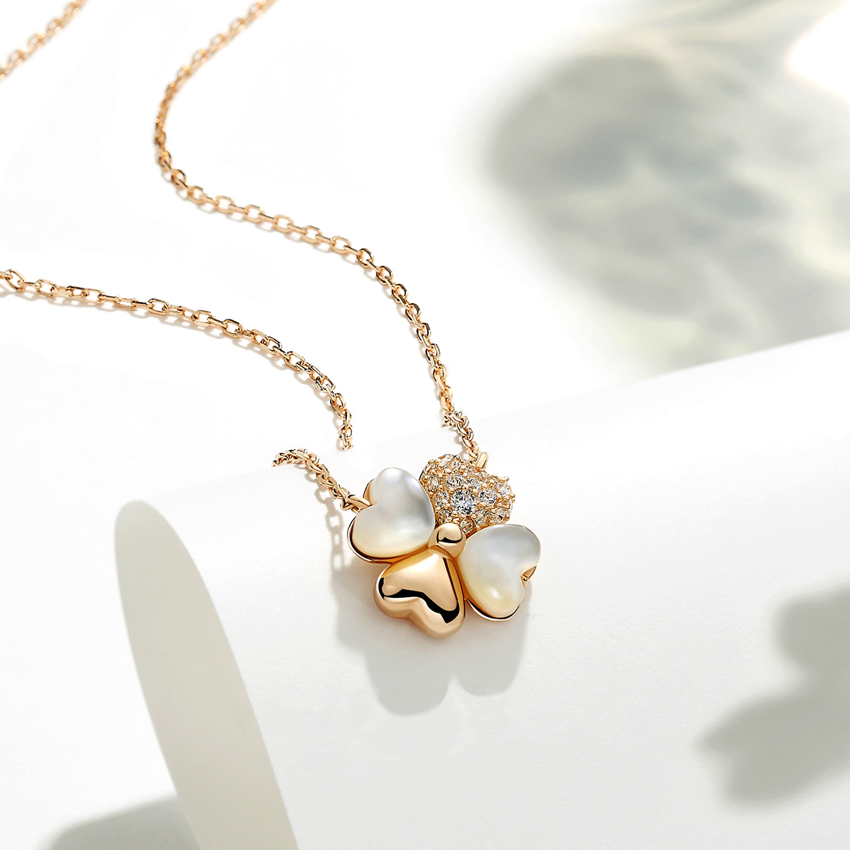 Guardian Lucky Round Cut Sterling Silver Necklace