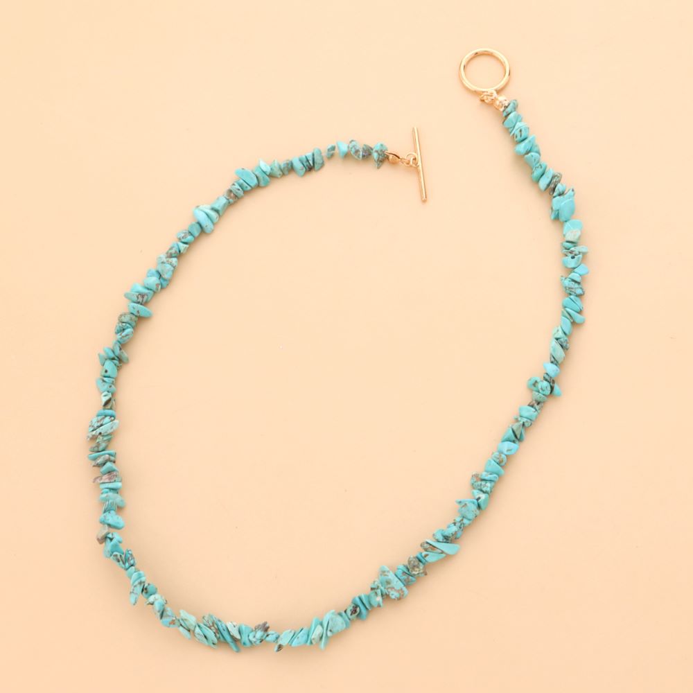 Bohemian Large Shaped Pearl OT Buckle Necklace