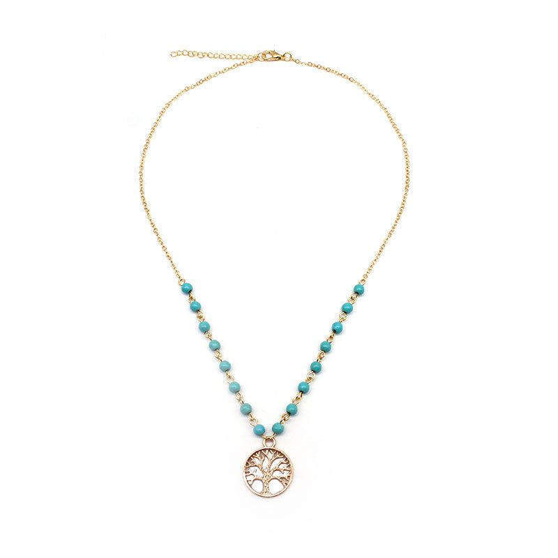 Bohemian Lucky Tree Tassel Necklace