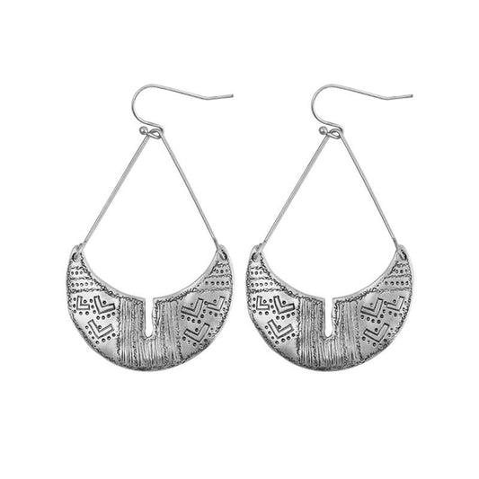 Boucles d'oreilles bohèmes en argent sterling