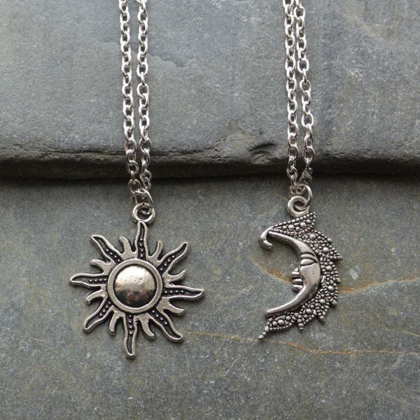 Bohemian Sun and Moon Pendant
