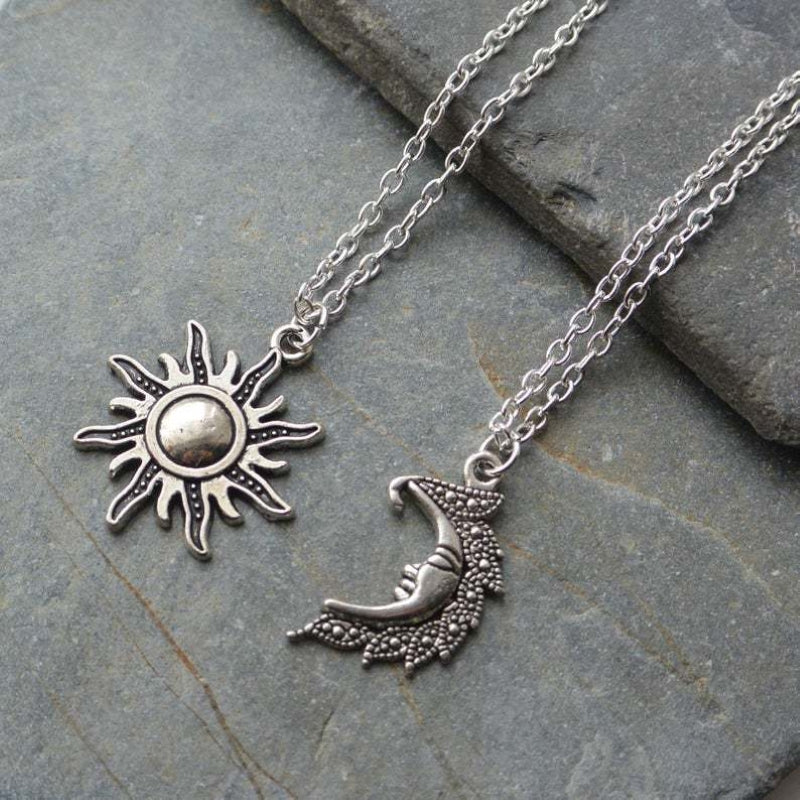 Bohemian Sun and Moon Pendant