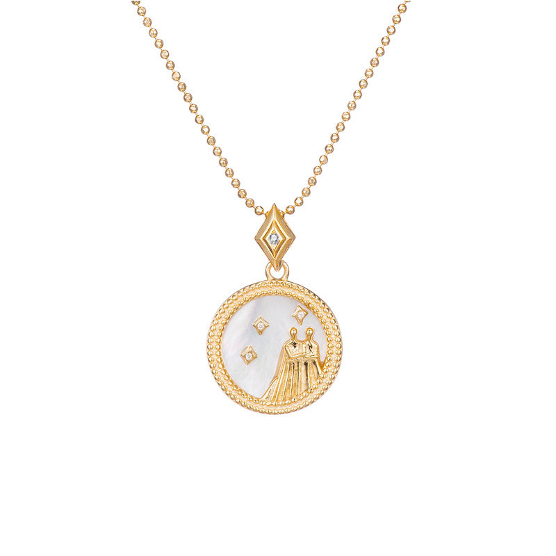 Zodiac constellation sterling silver necklace - JEMORI