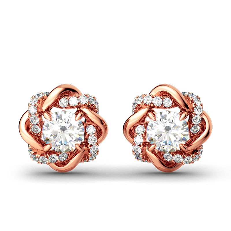 Knot of Love Stud Earrings-JE-Juri Elle