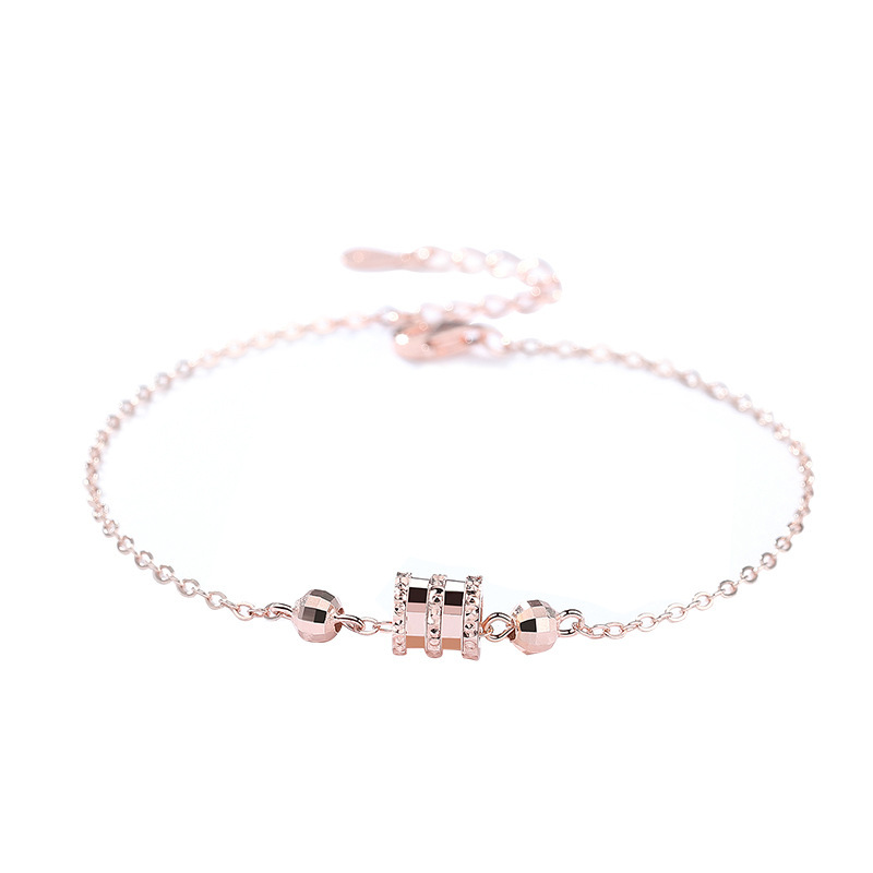 Small Waist Beads Sterling Silver Bracelet