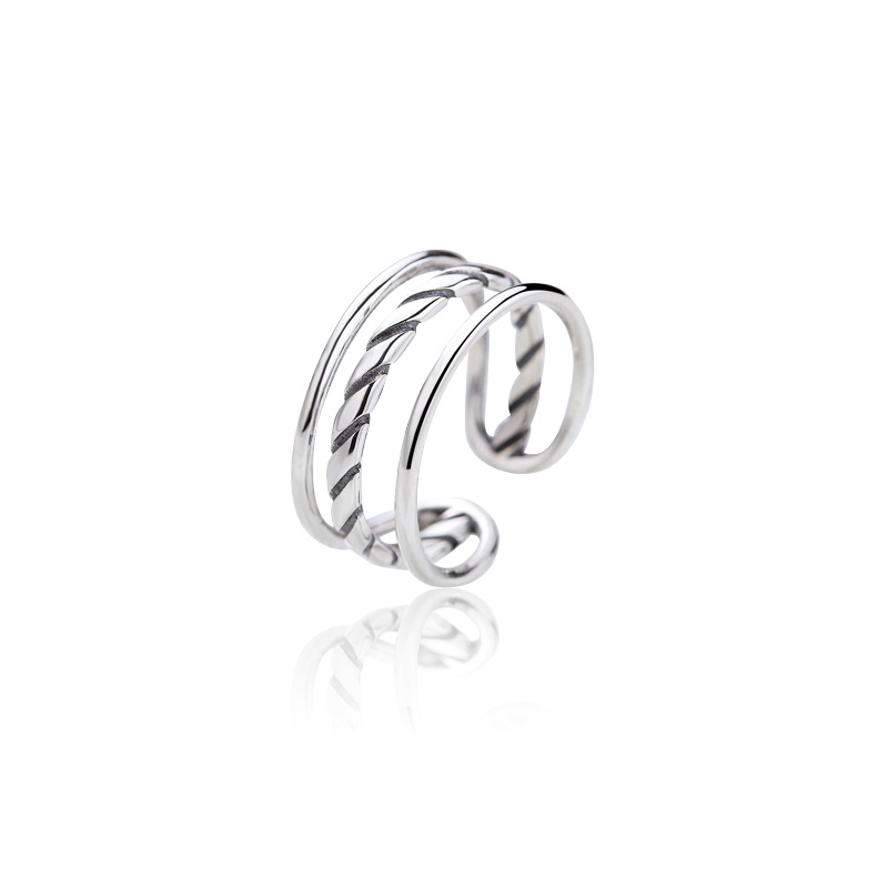 Adjustable Multiple Sterling Silver Ring