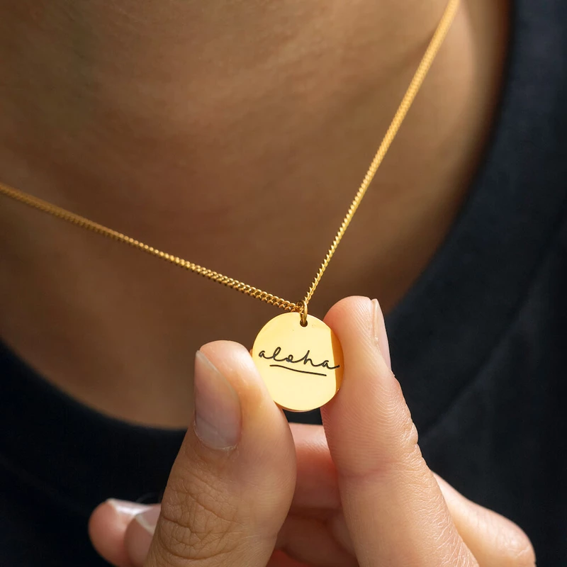 'ALOHA COIN' NECKLACE-purelei-Juri Elle