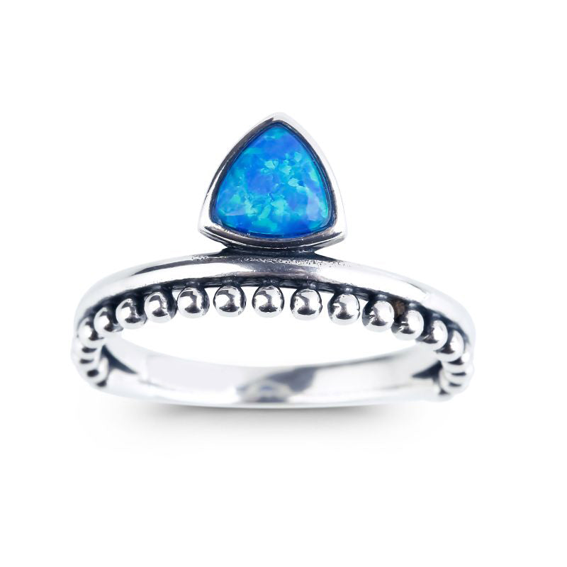 Petite Triangle Opal Ring-JE-Juri Elle