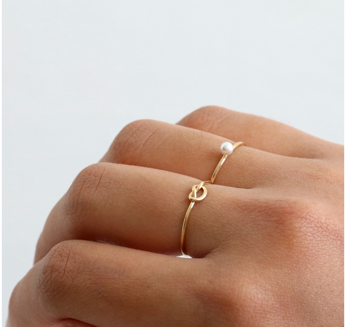 Love Knot Ring Gold-J&CO-Juri Elle