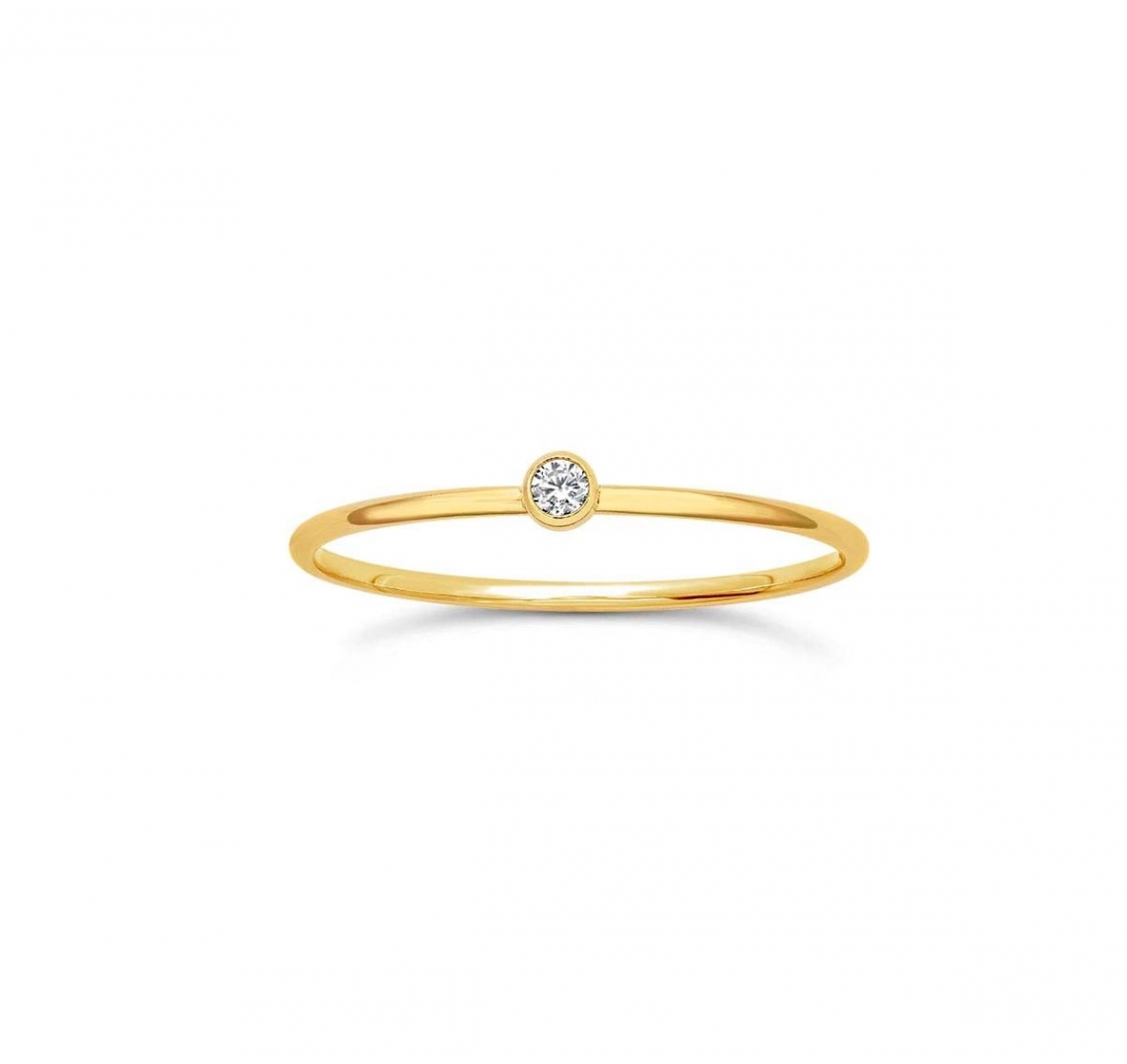Mini Bezel Ring-J&CO-Juri Elle