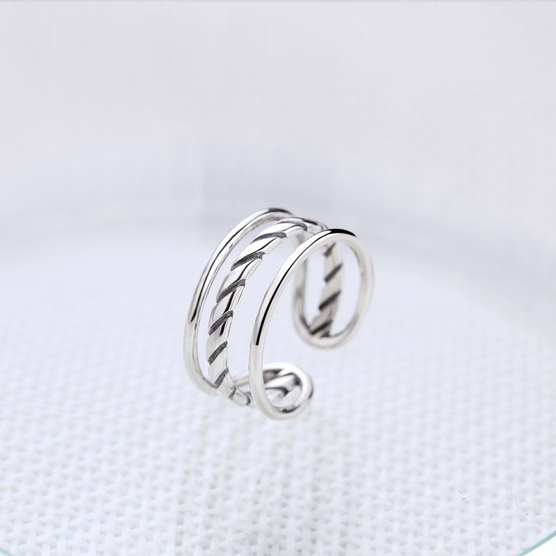 Adjustable Multiple Sterling Silver Ring