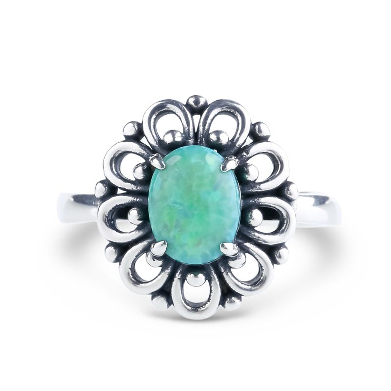Floral Opal Ring-JE-Juri Elle