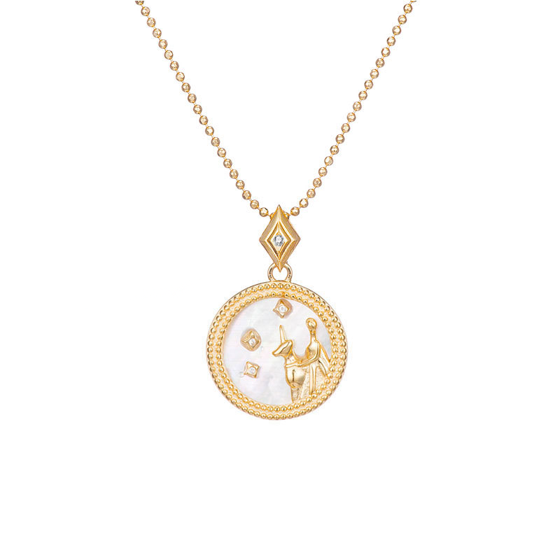 Zodiac constellation sterling silver necklace - JEMORI