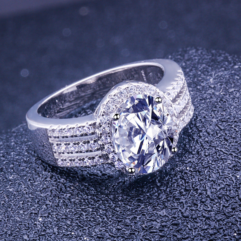 Queen Round Cut Sterling Silver Ring-TL-Juri Elle