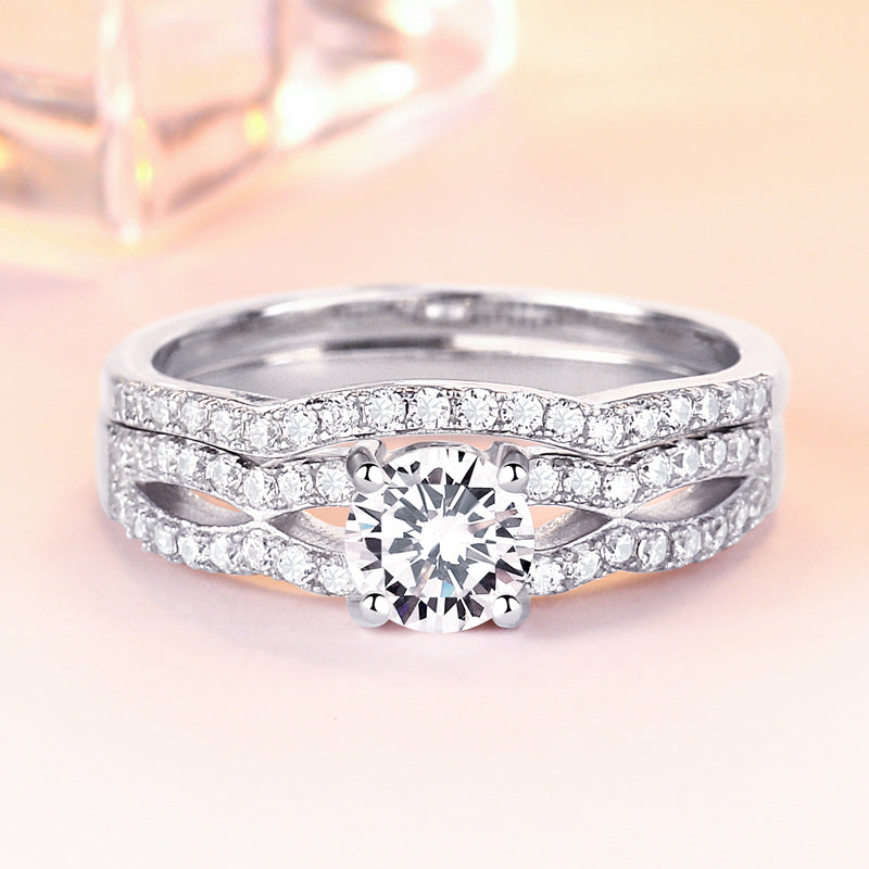 Summer Round Cut Sterling Silver Ring-TL-Juri Elle