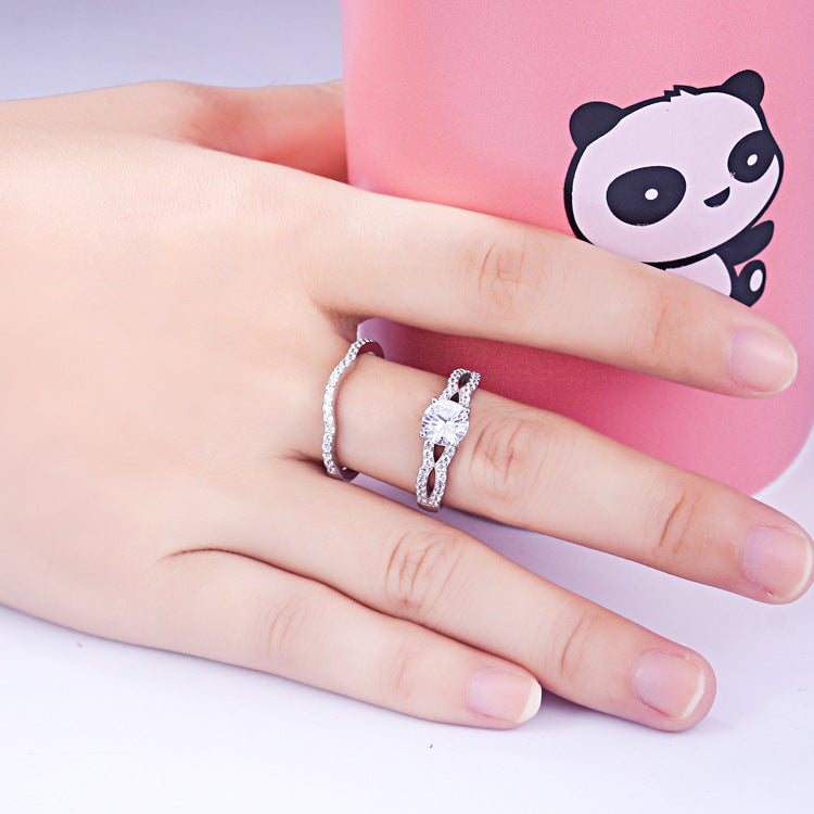 Summer Round Cut Sterling Silver Ring-TL-Juri Elle