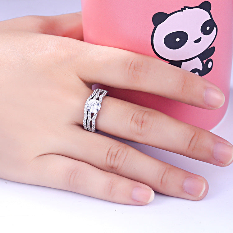 Summer Round Cut Sterling Silver Ring-TL-Juri Elle