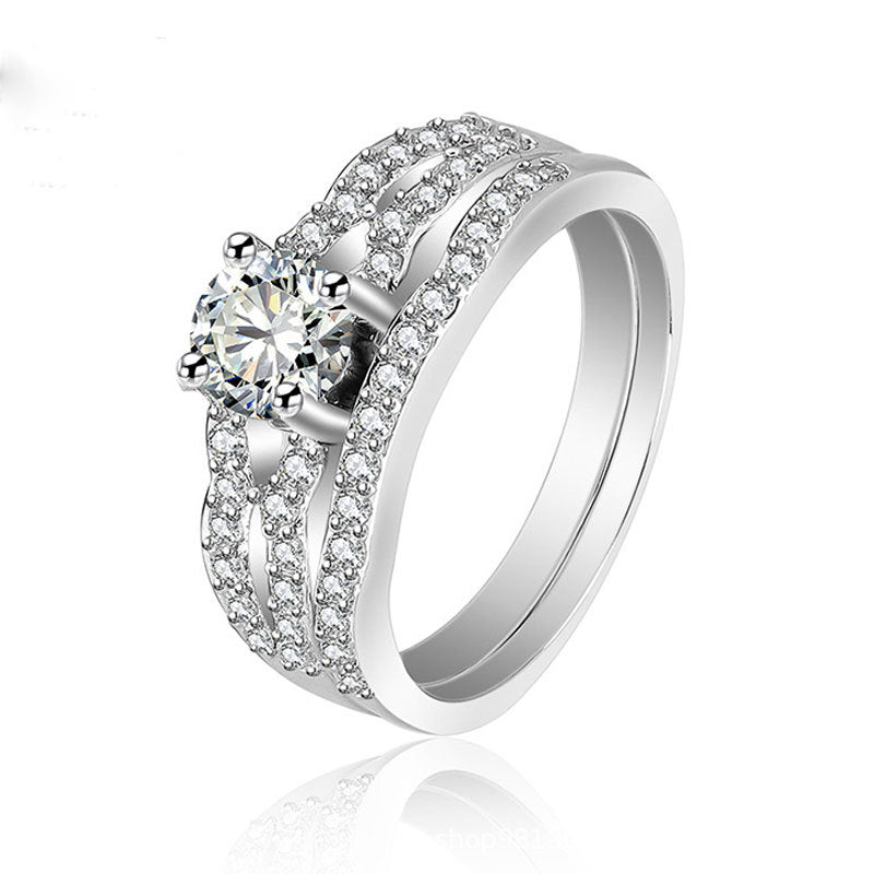 Summer Round Cut Sterling Silver Ring-TL-Juri Elle